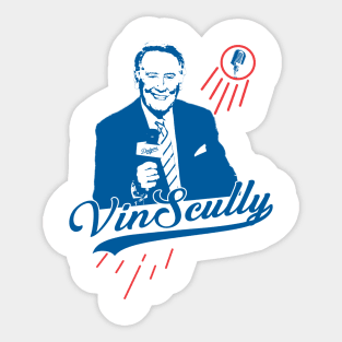 Vin Scully Legend Thank You For The Memories Sticker